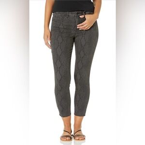 NYDJ Black Snakeskin Leggings